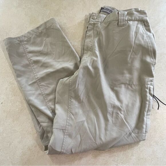 Columbia Mens a khaki tan pants GRT size 38 x 32 activewear - Picture 1 of 3